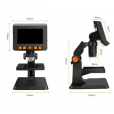 MICROSCÓPIO DIGITAL DE MESA PORTÁTIL LCD